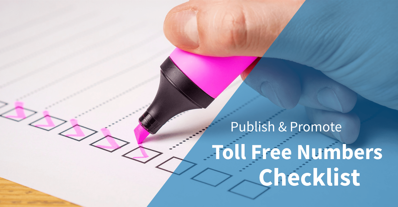 How to Publish and Promote Your Toll Free Number Banner