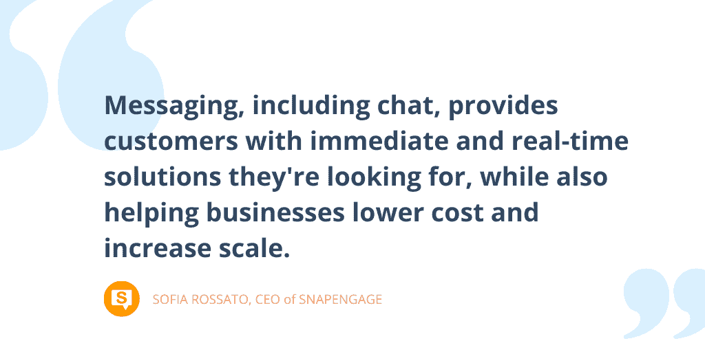 The benefits of chat and messaging software from SnapEngage CEO